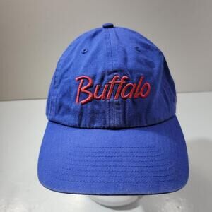 Buffalo Hat Cap Strap Back One Size Blue Red Dad Cap Embroidered 47 Brand Mens